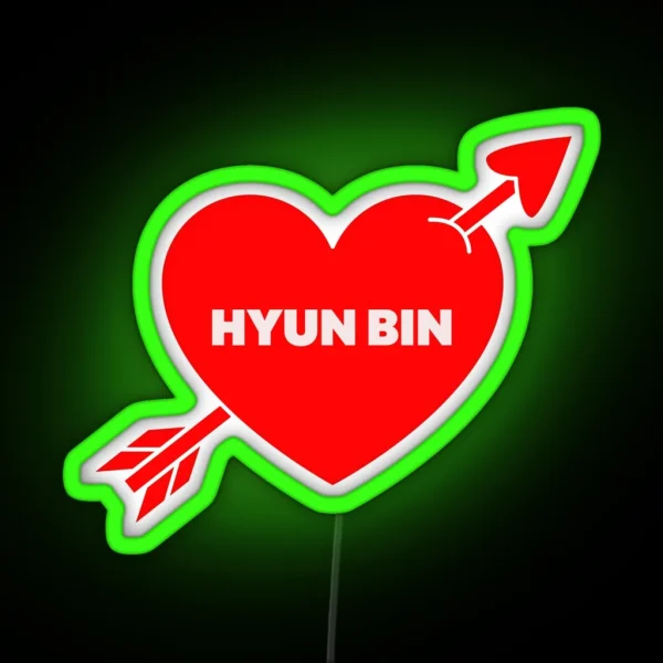 In Love With Hyun Bin RGB Neon Sign