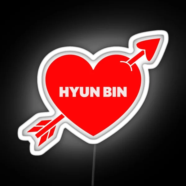 In Love With Hyun Bin RGB Neon Sign