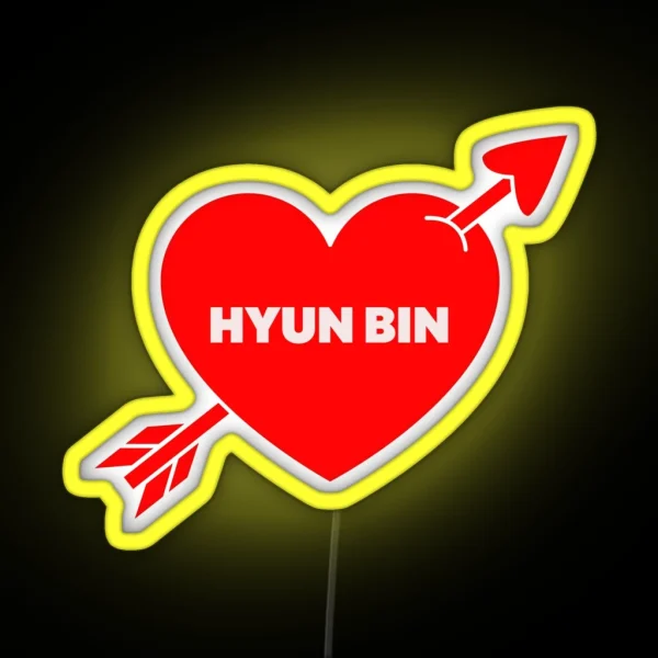 In Love With Hyun Bin RGB Neon Sign