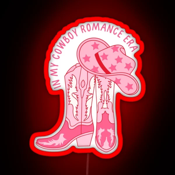In My Cowboy Romance Era RGB Neon Sign