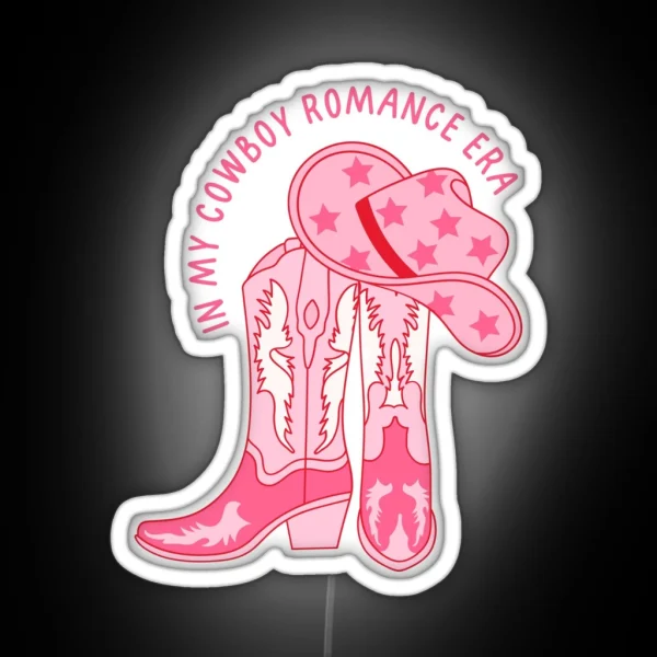 In My Cowboy Romance Era RGB Neon Sign