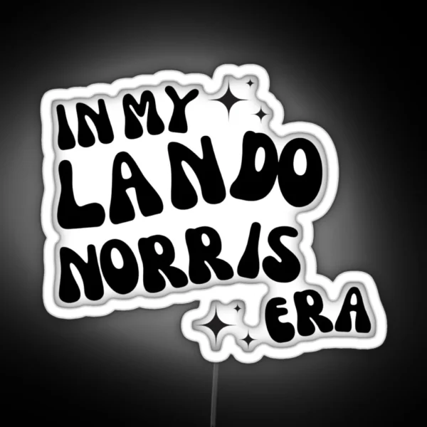 IN MY LANDO NORRIS ERA RGB Neon Sign