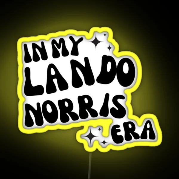IN MY LANDO NORRIS ERA RGB Neon Sign
