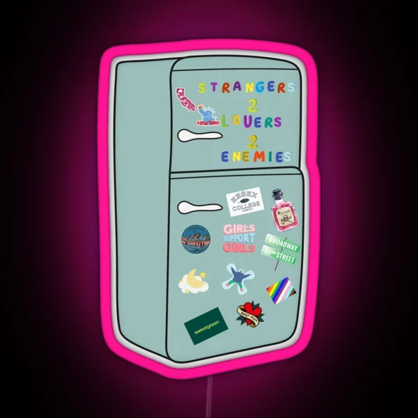 In The Kitchen Fridge Renee Rapp RGB Neon Sign