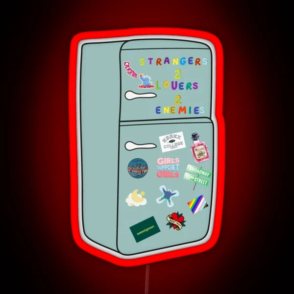 In The Kitchen Fridge Renee Rapp RGB Neon Sign