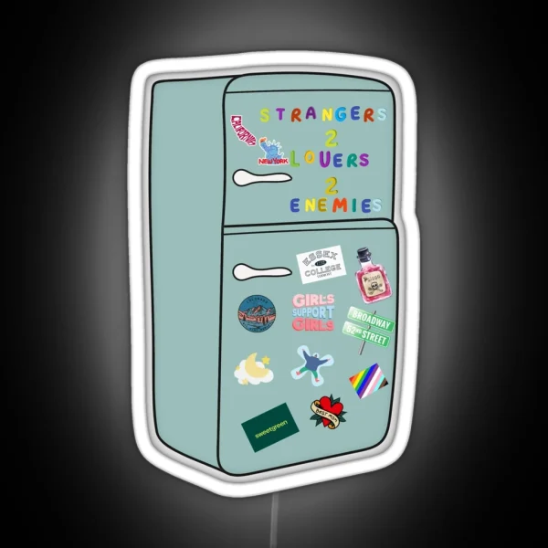 In The Kitchen Fridge Renee Rapp RGB Neon Sign