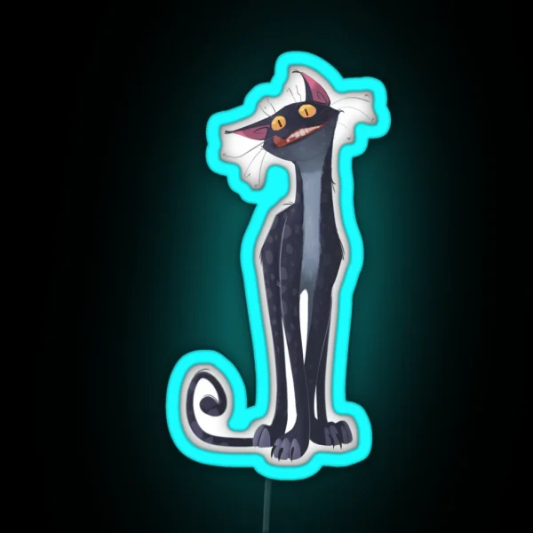 Inadequate Cat RGB Neon Sign