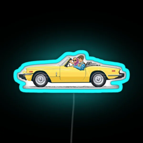 Inca Yellow 1500cc Spitfire RGB Neon Sign