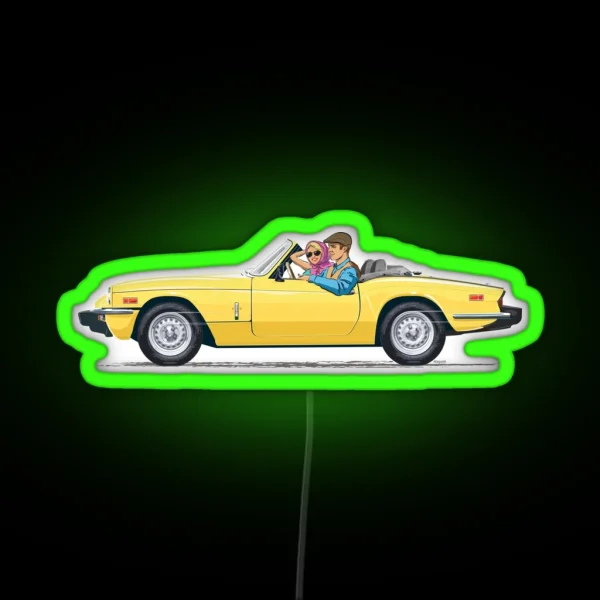 Inca Yellow 1500cc Spitfire RGB Neon Sign