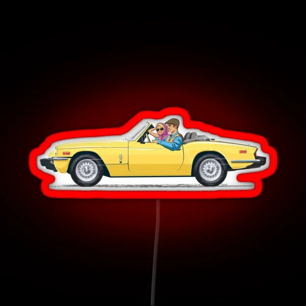Inca Yellow 1500cc Spitfire RGB Neon Sign