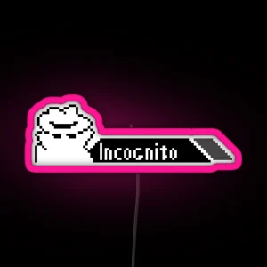 Incognito Tab RGB Neon Sign