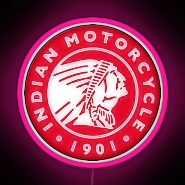 Indian Motorcycle Led RGB Neon Sign