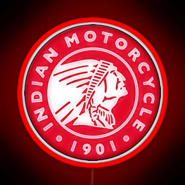 Indian Motorcycle Led RGB Neon Sign