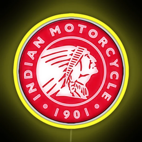 Indian Motorcycle Led RGB Neon Sign