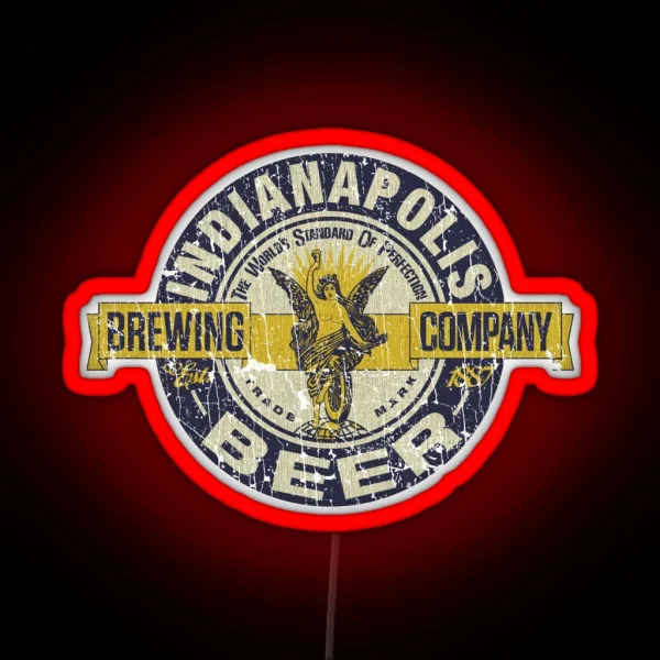 Indianapolis Brewing Company 1887 RGB Neon Sign