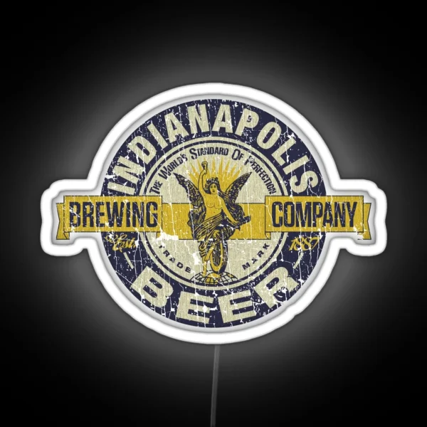Indianapolis Brewing Company 1887 RGB Neon Sign