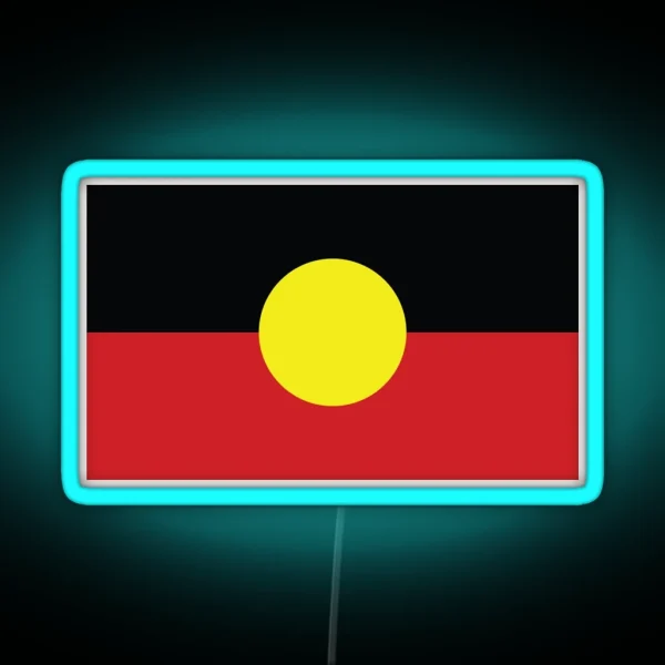 Indigenous Australian Flag RGB Neon Sign