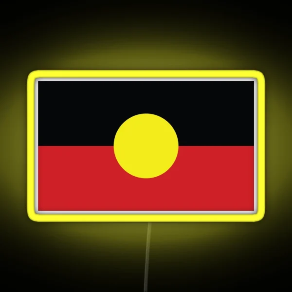 Indigenous Australian Flag RGB Neon Sign