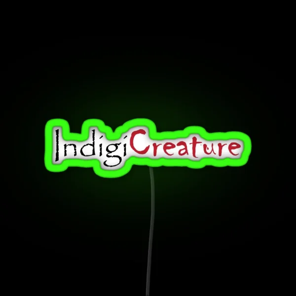 Indigicreature RGB Neon Sign