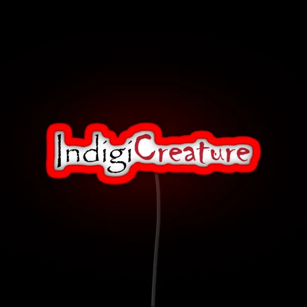 Indigicreature RGB Neon Sign