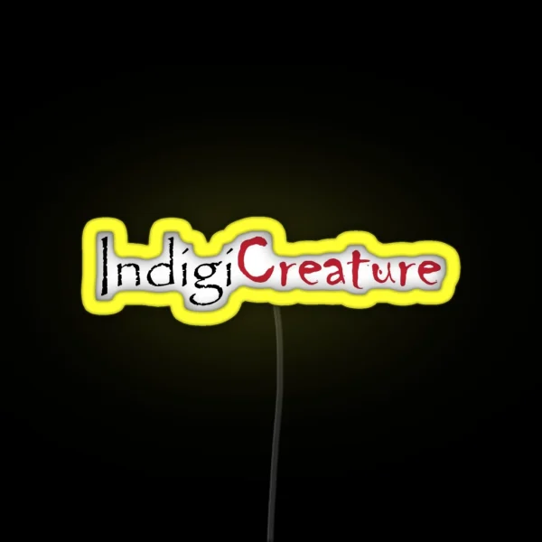 Indigicreature RGB Neon Sign