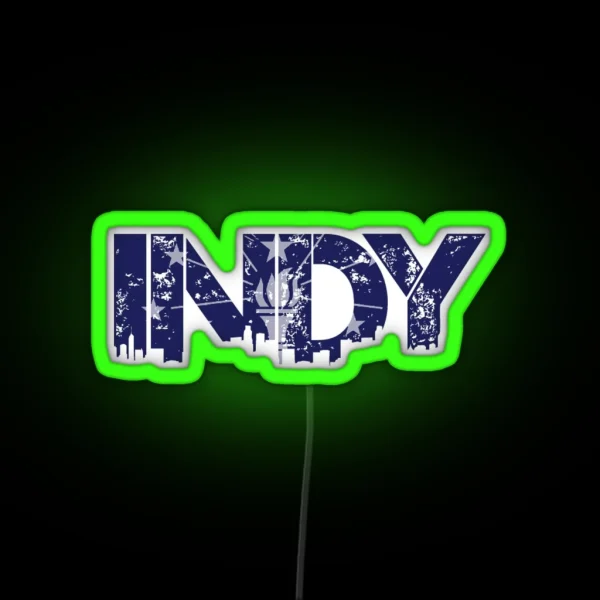 Indy RGB Neon Sign