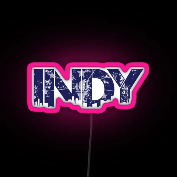 Indy RGB Neon Sign