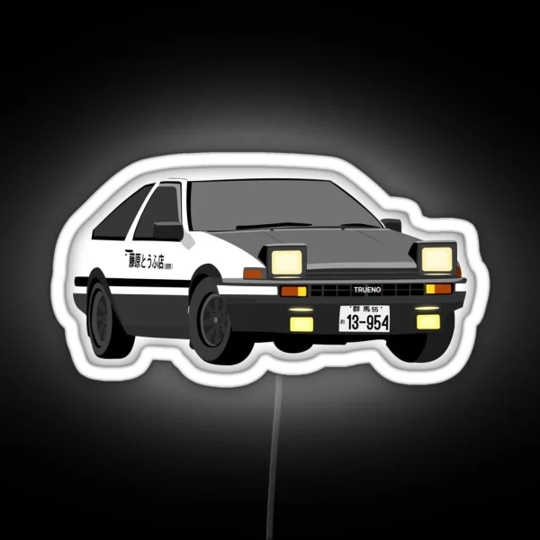Initial D AE86 RGB Neon Sign