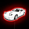 Initial D Mazda RX7 FC White Comet RGB Neon Sign - Image 2