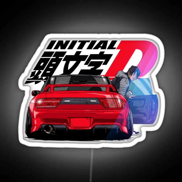 Initial D RGB Neon Sign