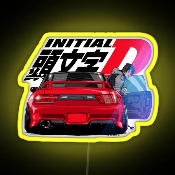 Initial D RGB Neon Sign