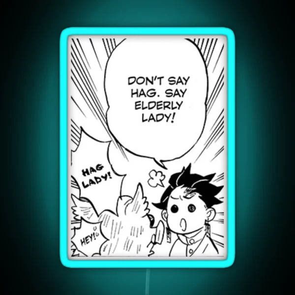 Inosuke And Tanjirou Funny RGB Neon Sign