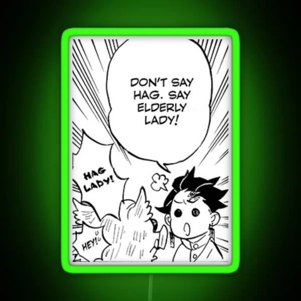 Inosuke And Tanjirou Funny RGB Neon Sign