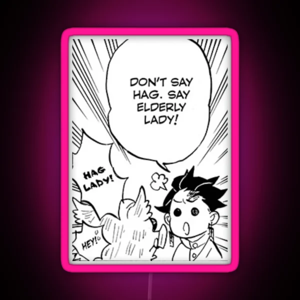 Inosuke And Tanjirou Funny RGB Neon Sign