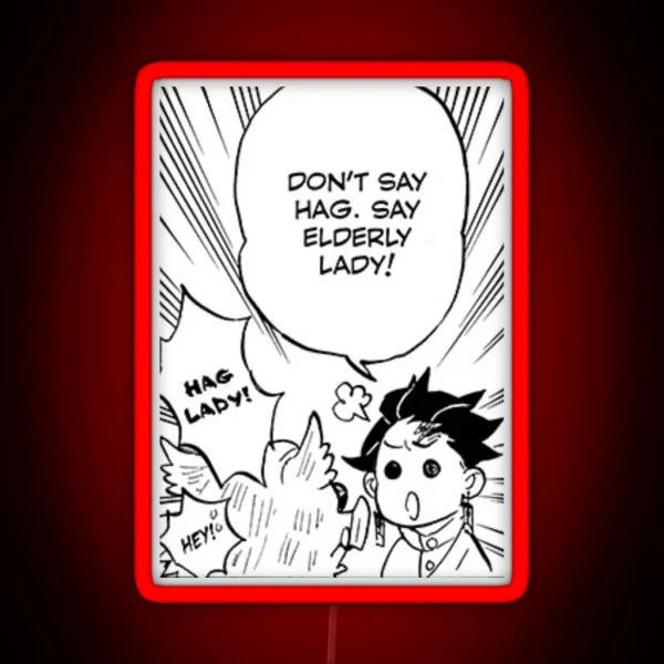 Inosuke And Tanjirou Funny RGB Neon Sign