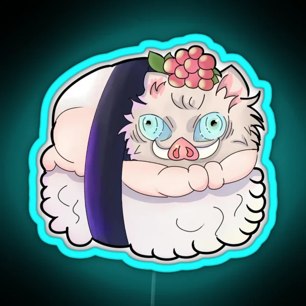 Inosuke Baby Sushi RGB Neon Sign