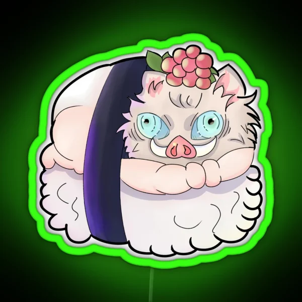 Inosuke Baby Sushi RGB Neon Sign