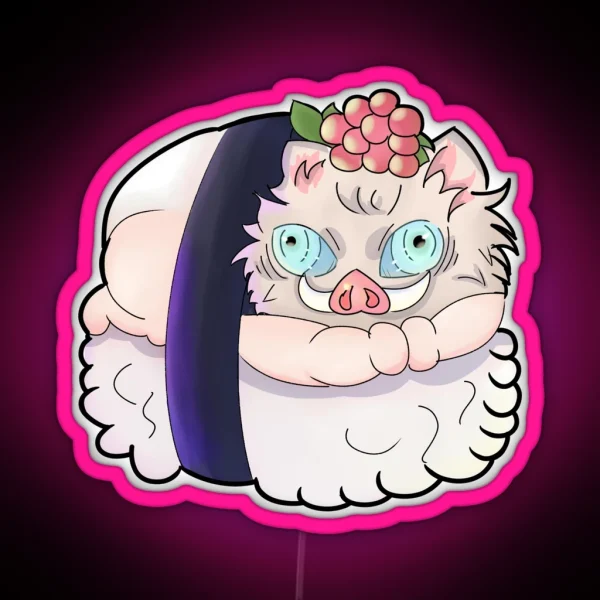 Inosuke Baby Sushi RGB Neon Sign
