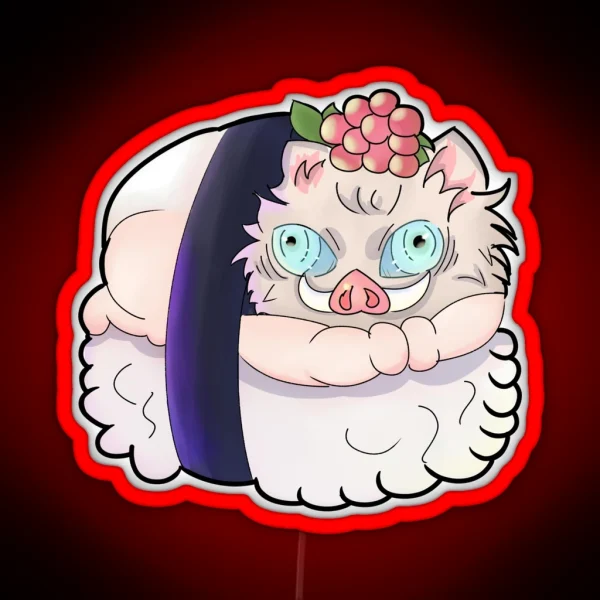 Inosuke Baby Sushi RGB Neon Sign