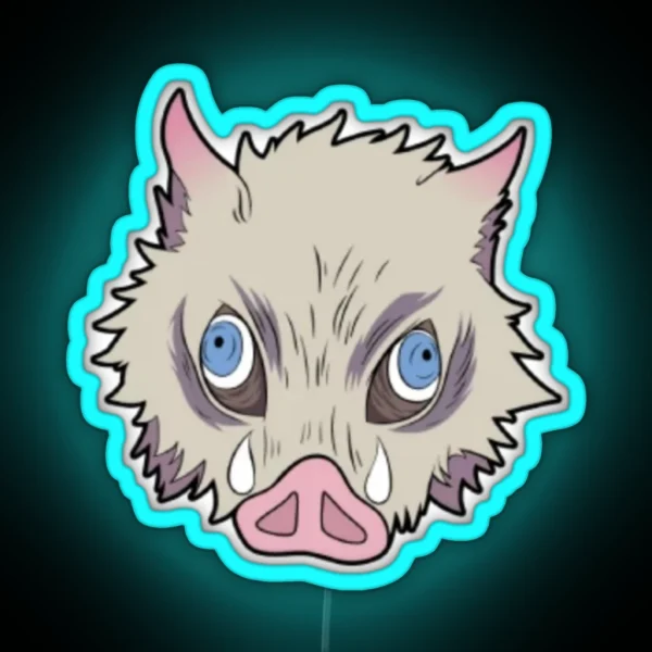 Inosuke Cute RGB Neon Sign