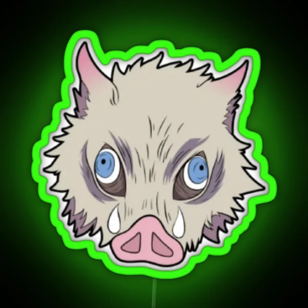 Inosuke Cute RGB Neon Sign