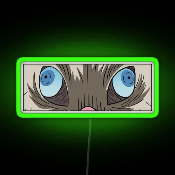 Inosuke Eyes RGB Neon Sign