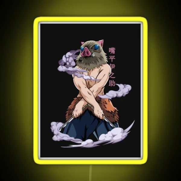 Inosuke From Demonslayer RGB Neon Sign
