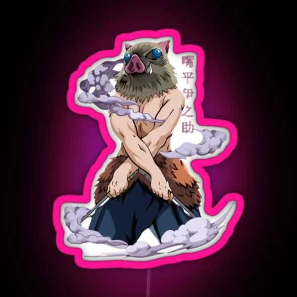 Inosuke Kimetsu RGB Neon Sign
