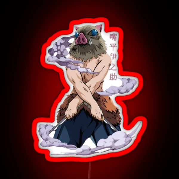 Inosuke Kimetsu RGB Neon Sign
