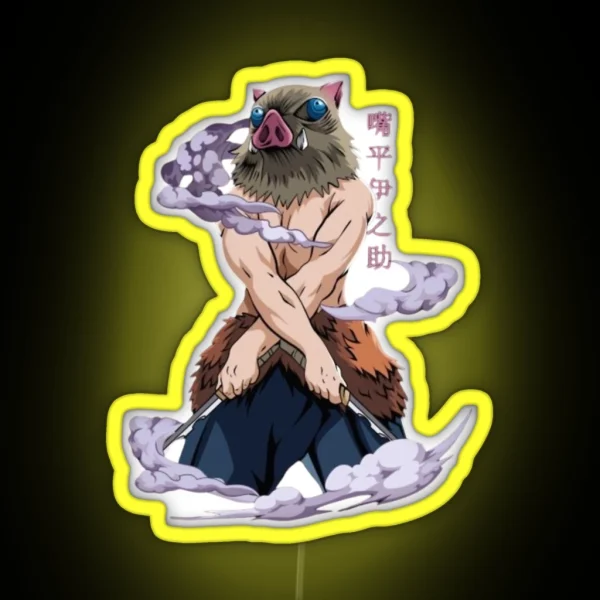 Inosuke Kimetsu RGB Neon Sign