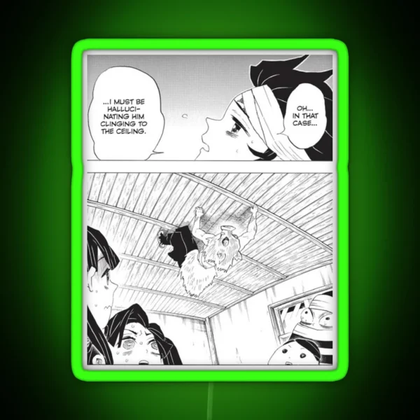 Inosuke On The Ceiling RGB Neon Sign