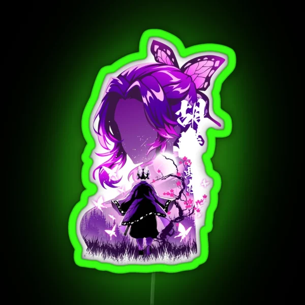 Insect Breathing Moon RGB Neon Sign
