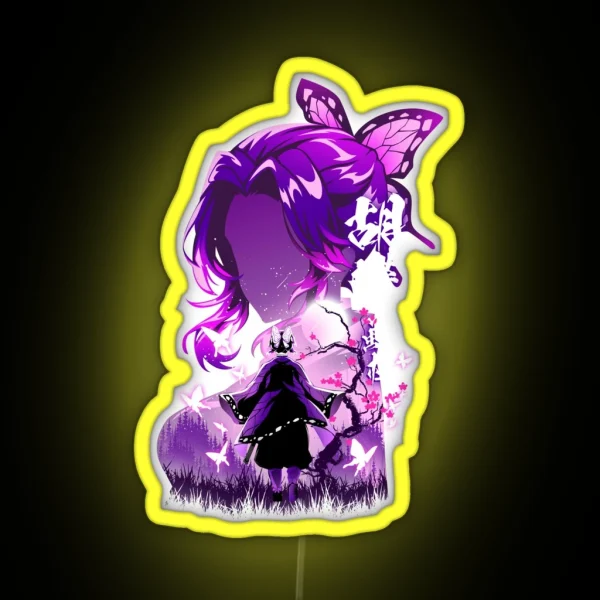 Insect Breathing Moon RGB Neon Sign