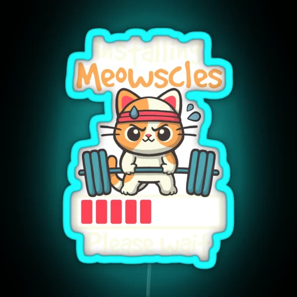 Installing Meowscles RGB Neon Sign